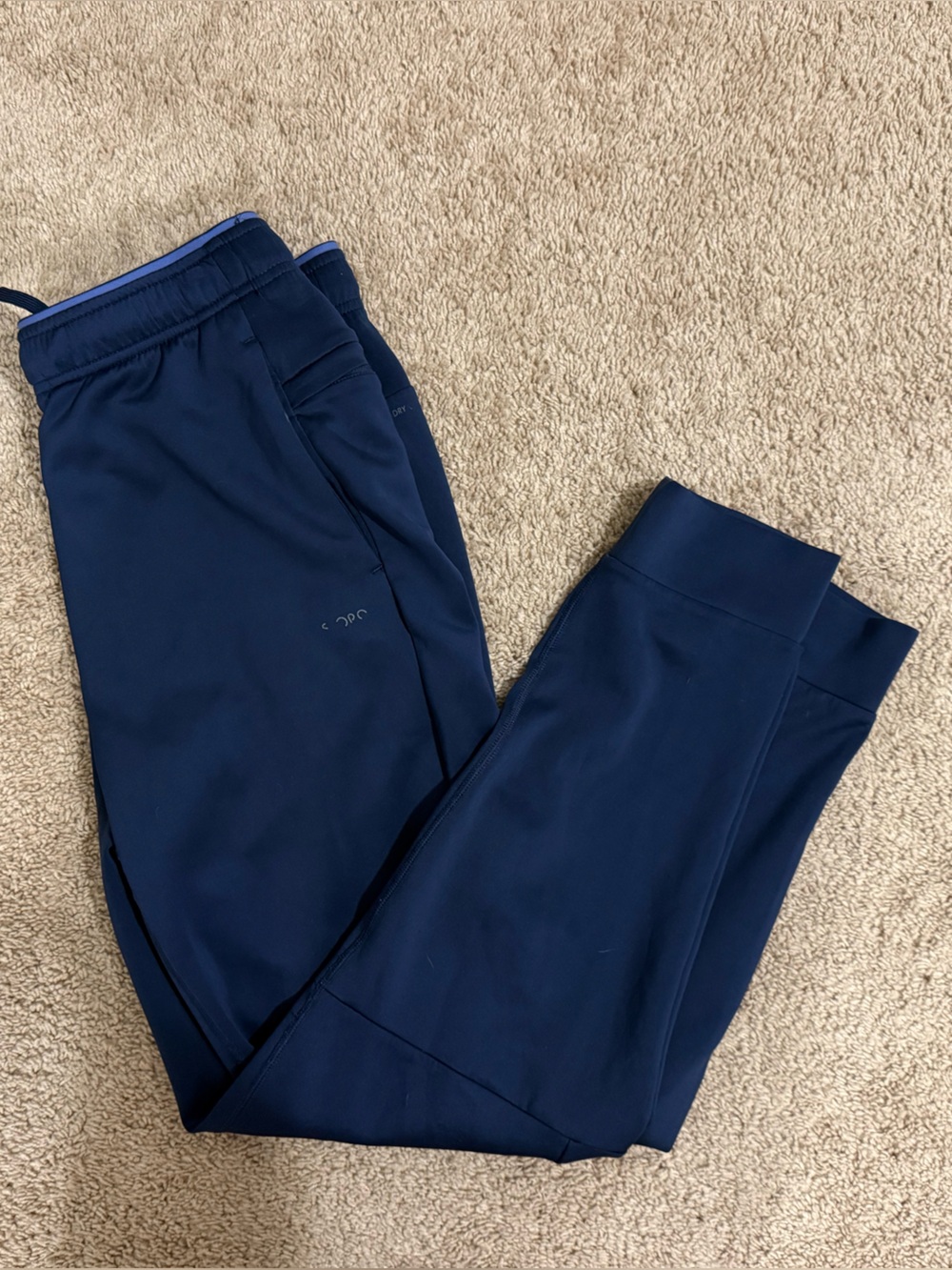 Men's Navy Performance Jogger Pants by zamora